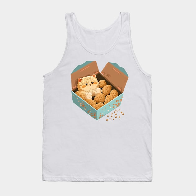 Kitten Nuggets food Tank Top by PrintLab